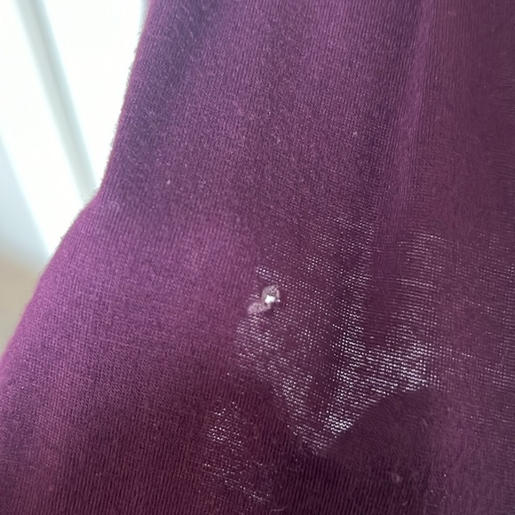 Stretchy one size purple dress - Picture 6 of 7